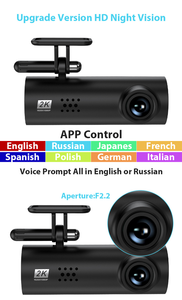 2023 Amazon hotsale Xe DVR Camera giám sát an ninh Hidden 2k thông minh mini HD Dashcam cho 70mai - Product Image 5