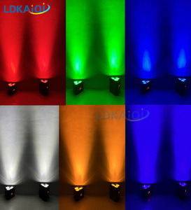 3X18W 3 6in1 Led แบตเตอรี่เวที Par แบตเตอรี่ไร้สายระยะไกลและ App ควบคุม - Product Image 6