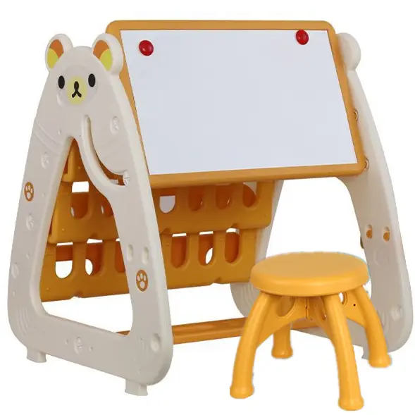 Soporte de tablero de dibujo para niños, estantería para libros, imagen, pizarra de mesa pequeña, estante para el hogar