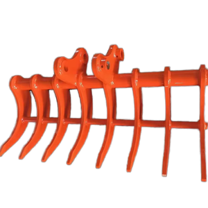 高效作业工具挖掘机耙附件，用于现场清洁干草和叶耙 - Product Image 1