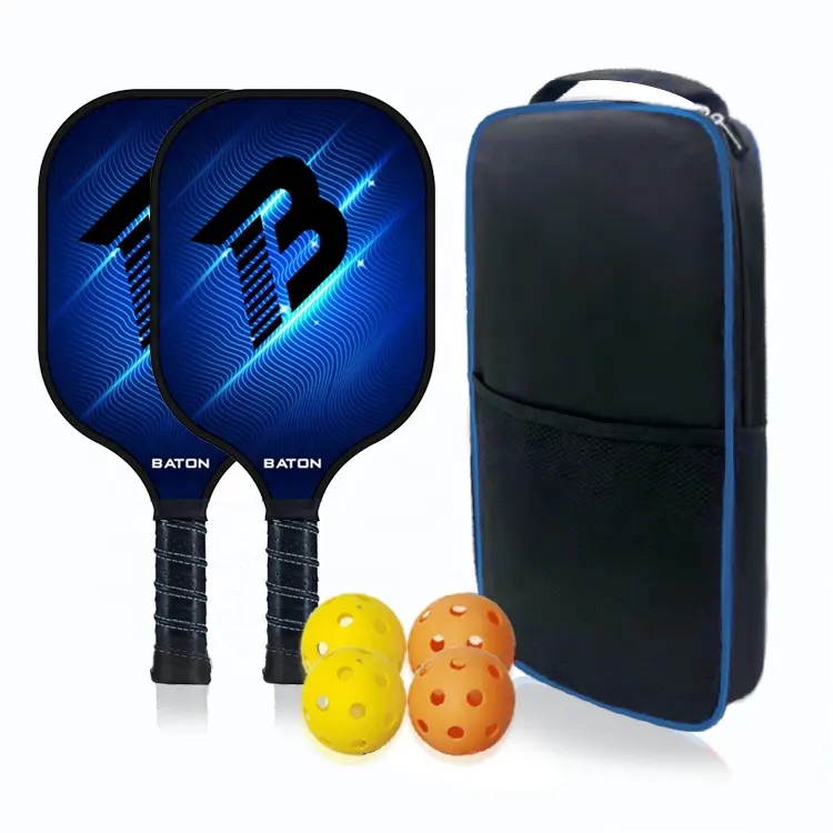 Paleta de Pickleball USAPA de alta calidad con agarre mejorado y Control de carbono Squash Ball Paddle para jugadores competitivos