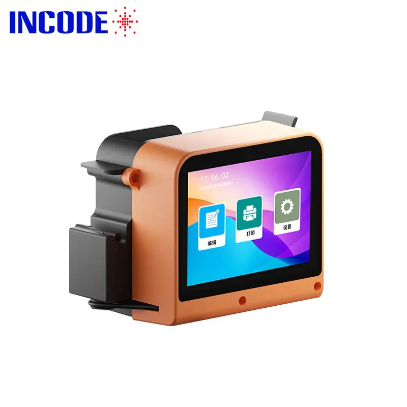 Son kullanma için LED dokunmatik ekran hızlı kurutma kodlama makinesi ile INCODE taşınabilir akıllı yükseltilmiş mürekkep püskürtmeli el yazıcısı tabanca