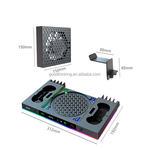 ฐานควบคุมอุณหภูมิอัจฉริยะคอนโซลเกมสำหรับ Xbox Series X ไฟ RGB พัดลมระบายความร้อนด้านบน - Product Image 4