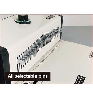 T90a4 A4 demir tel 3:1 34 delikli elektrik güç kaynağı ile ciltleme makinesi - Product Image 4