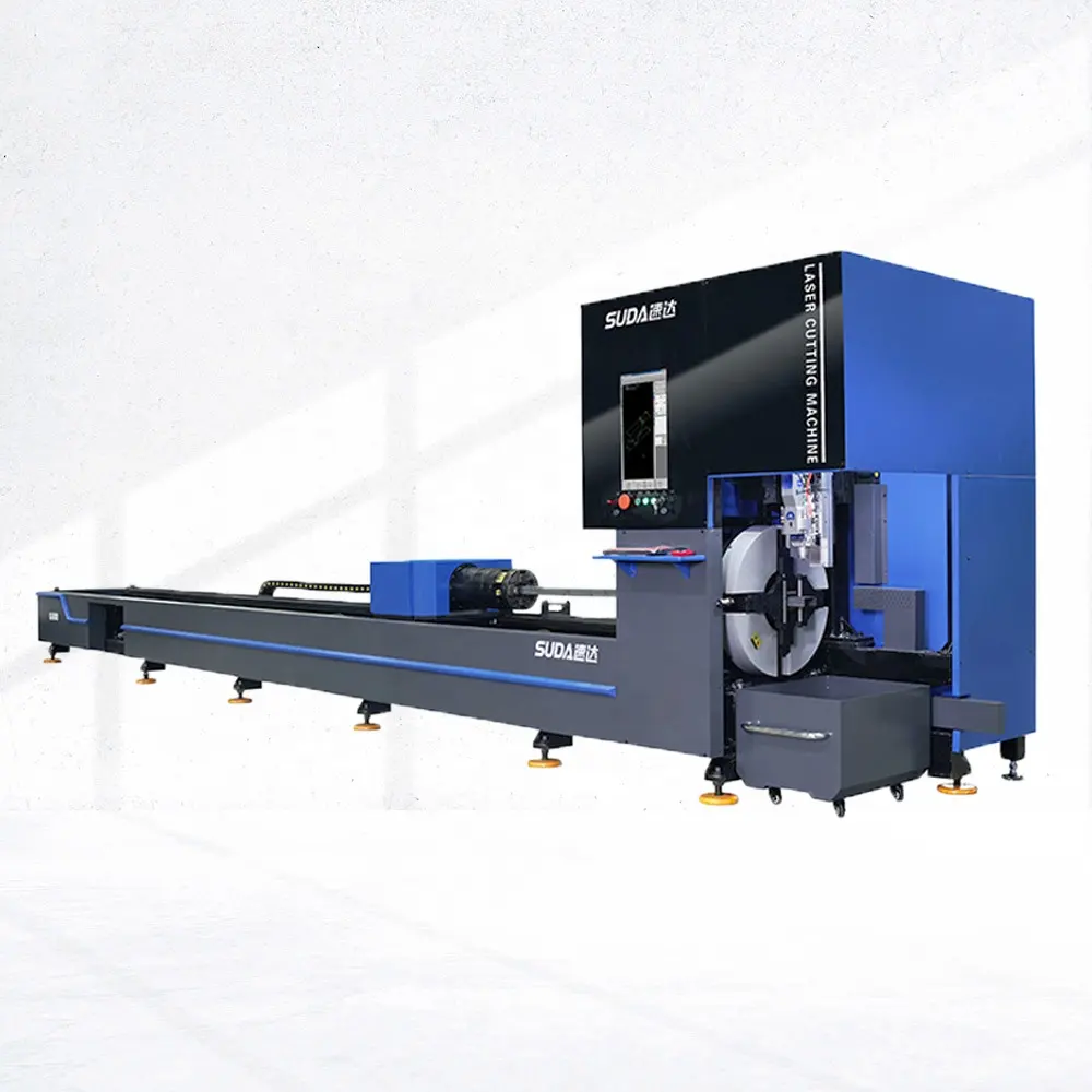 Bevel cắt hình bầu dục cắt ống máy cắt quay Ống CNC máy cắt laser