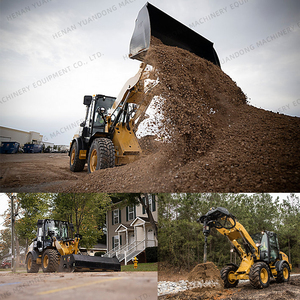 4x4 <strong>Advanced</strong> Technology Excavator Backhoe Loader Shovel Loader Compact Tractor With Loader and Backhoe - Product Image 3