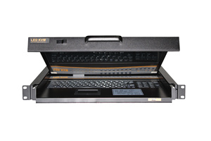 Conmutador KVM LCD de 17 pulgadas, conmutador KVM Usb, OEM, 3 en uno, 16 puertos, consola KVM VGA, control de montaje en rack de 1U, interruptor y servidor - Product Image 2