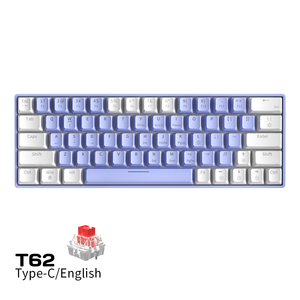 ZIFRIEND T62 Wired <strong>Keyboard</strong> Full <strong>Size</strong> Hotswappable Mechanical <strong>Keyboard</strong> 62 <strong>Keys</strong> Gaming <strong>Keyboard</strong> for PC Laptop PC <strong>Computer</strong> - Product Image 2