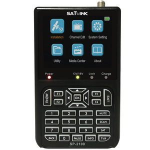 3,5 Zoll LCD HD DVB-S Satelliten empfänger Meter <span class=keywords><strong>MPEG</strong></span>-<span class=keywords><strong>4</strong></span> Sat finder SATLINK SP-2100