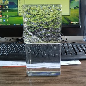 100*100*50mm Clear Crystal Solid Glass Bricks for Decorative <strong>Pattern</strong> Glass <strong>Blocks</strong> <strong>Building</strong> Wall Half Glass <strong>Block</strong> - Product Image 3