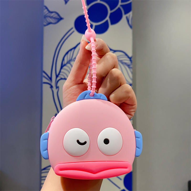 กระเป๋าปลาการ์ตูน-ชมพู