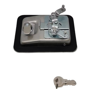 Cilalı Finish ile MS866-1 çelik kamyon alet kutusu anahtar-kilitleme sürgülü cıvata Slam mandal ve kürek kolu kapı kilidi - Product Image 5