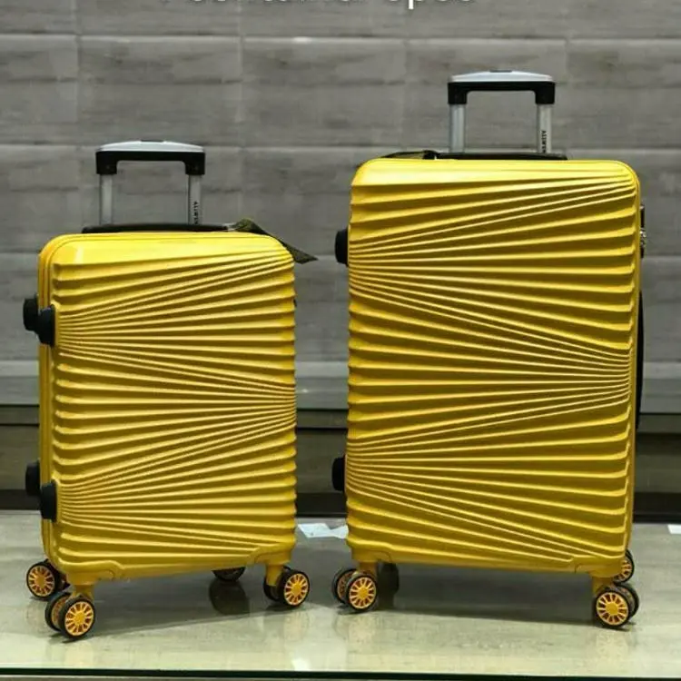 3-Pcs 20 "24" 28 "Size Ferro o Alluminio Valigia borse da viaggio dei bagagli del carrello