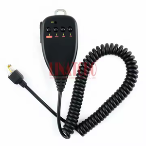 Black 8-Pin <strong>PTT</strong> Microphone for Car Radio Compatible with TM261A TM461 TM-241A TM-231A TM-431A TM-531A MC-44
