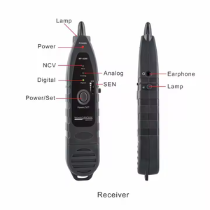 NF-8209 Multi-Functional Power Over Ethernet <strong>Network</strong> Wiremap Tester LCD Backlight Cable Continuity Digital signal <strong>Network</strong> Tester - Product Image 6