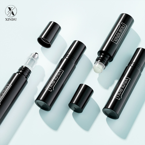 10 ml Small <strong>Y</strong> Oung Living <strong>Perfume</strong> Roll-on Bottle 10ml Frosted Matte Black Crystal Essential Oil Roller Ball Roll on Glass Bottle - Product Image 2