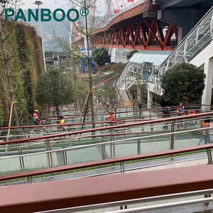 PANBOO Factory Different Type Curved Carving DIY Bamboo Customizable with Various Shapes of Fences, Railings, and Handrails - Product Image 5