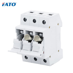 FATO高遮断容量サーマルヒューズホルダーAC1P 2P 3P 4P円筒形ヒューズ自動車用インジケーターライト10*38ヒューズリンク - Product Image 5