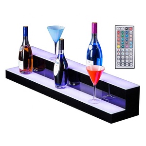 亚克力发光二极管带灯酒瓶展示架带遥控器的香水瓶展示架家用酒吧