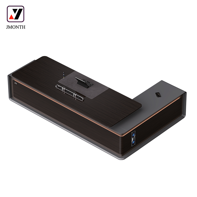 Glossy ebony gold grain wood texture