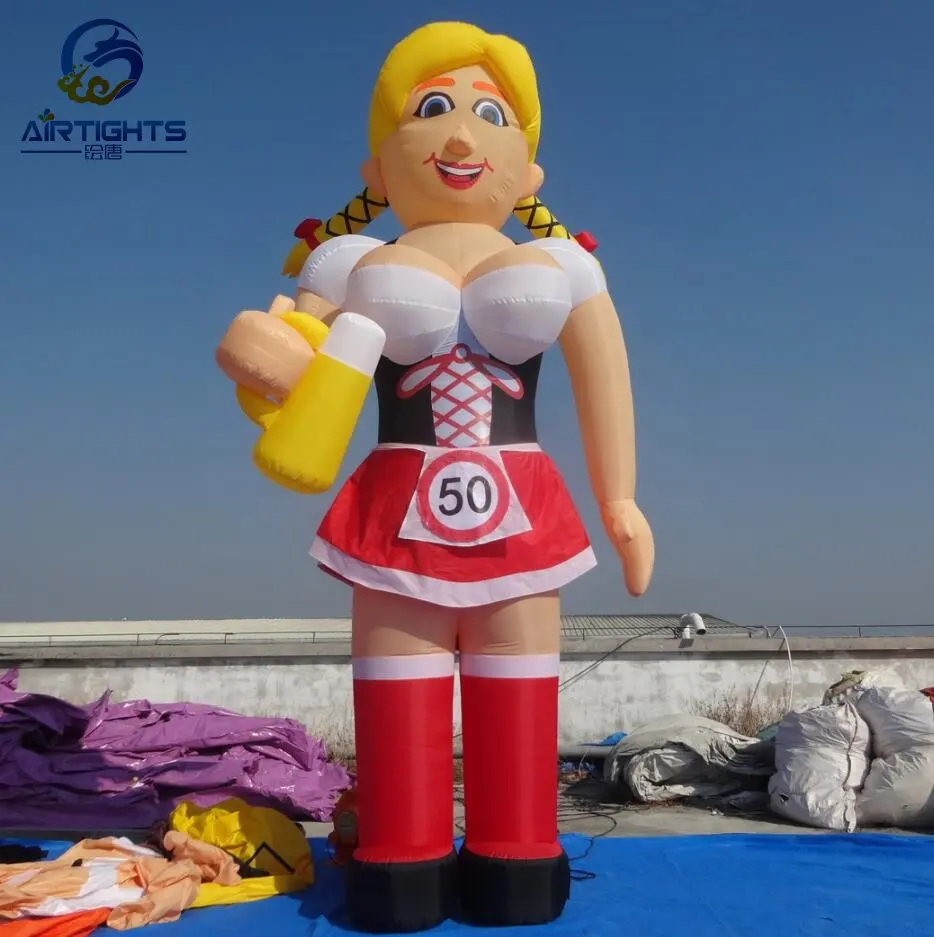 屋外広告オランダ人形、装飾のための安いOPBLAASBAREインフレータブルセクシーな女の子
