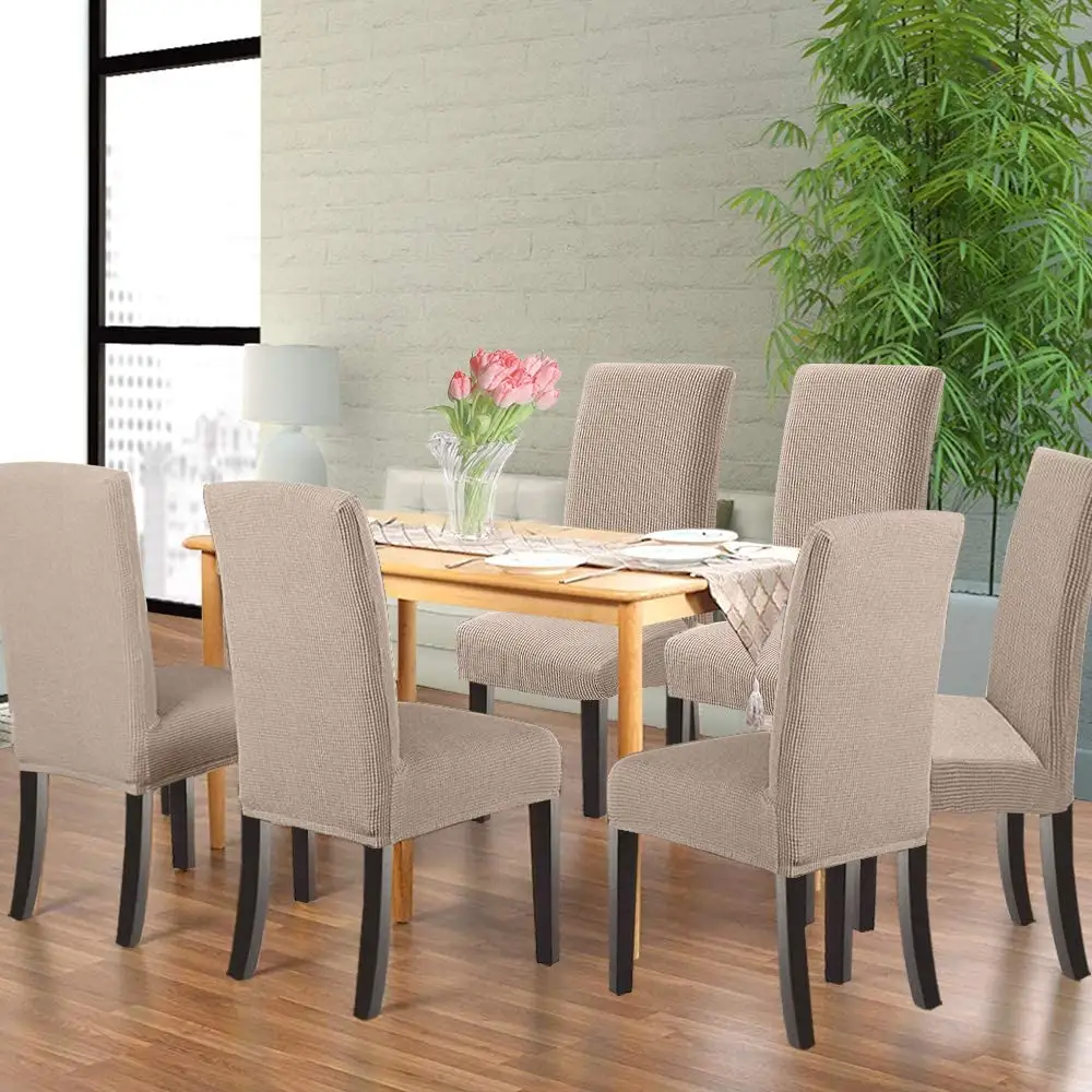 Reador-Funda de LICRA elástica jacquard para silla de comedor y oficina