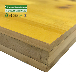 Màu vàng không thấm nước 2000x500x21mm 3 lớp thông gỗ ván ép Bảng điều khiển triply Bảng điều khiển ván khuôn ván ép 21mm - Product Image 4