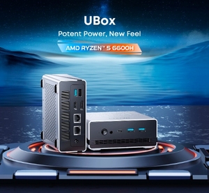 CHUWI UBox Mini-PC Ry Zen 6600H Prozessor 6 Kerne AMD CPU 16GB RAM 512GB SSD Win11Desktop Computer PC 4K WIFI 6 für MiniPC-Spiele - Product Image 1