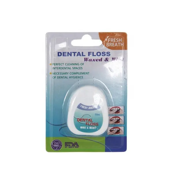 Hoge kwaliteit ecologische nylon floss waxed dental floss