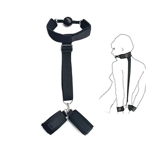 MOG 2022热卖女性性玩具约束BDSM球嘴堵嘴手铐SM套件成人情侣性奴役