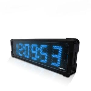 Personalizzato di fabbrica 6 pollici Display singolo lato conto alla rovescia/up impermeabile orologio sportivo LED digitale da corsa per la maratona di corsa - Product Image 2