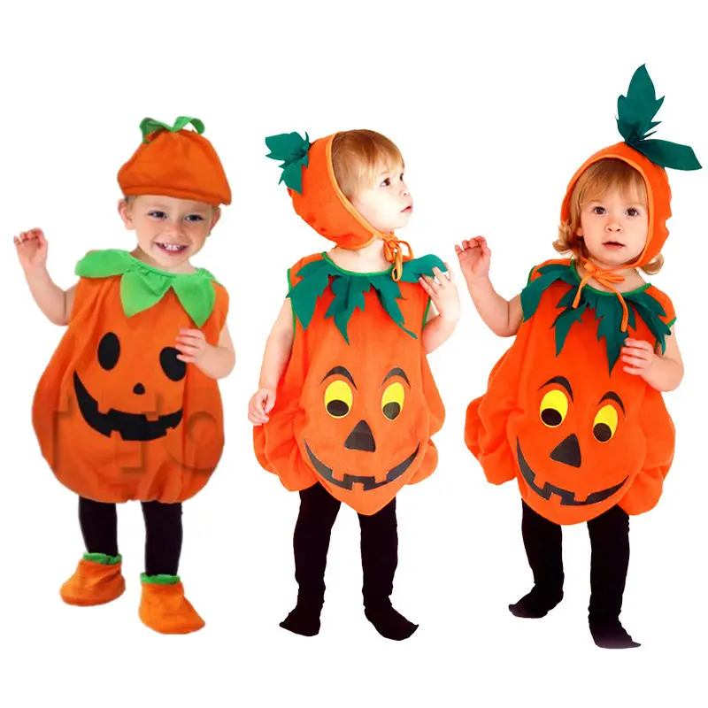 Halloween bébé vêtements OFFRE SPÉCIALE citrouille vêtements chapeau sac à main définit parti personnalisé barboteuse de bébé Bébé Vêtements barboteuse