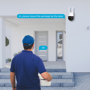 Superventas 4MP lente dual IP66 seguridad de red seguimiento automático Mini Domo inalámbrico al aire libre WiFi PTZ Cámara IP - Product Image 4