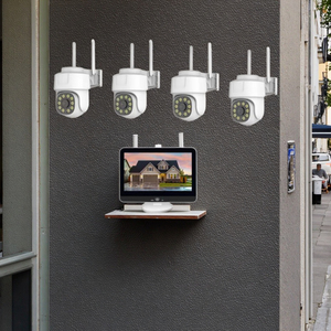 Cámara IP de 2,5 pulgadas 3MP HD Visión nocturna a todo color Impermeable Inalámbrico Exterior PTZ Audio bidireccional para uso doméstico Interior CMOS WiFi - Product Image 3