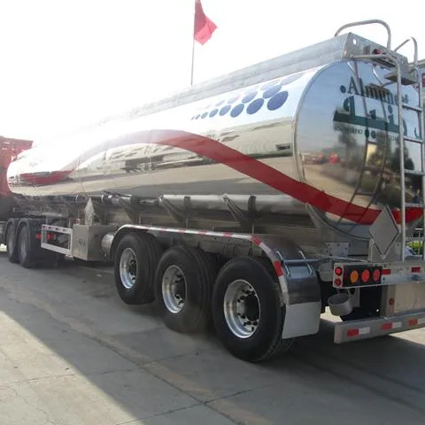 Tri aks 5454 alüminyum yakıt tankeri yarı römork suudi arabistan'da satılık
