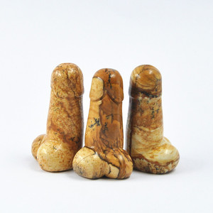 Großhandel natürliche echte Kristalle Heils teine Mini Penis Kristall Penis Kristall Frauen Dildo Penis Edelstein Handwerk Schnitzen - Product Image 4