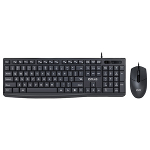 Combo de teclado y mouse con cable USB para computadora con Windows, computadora portátil, PC, computadora portátil de escritorio