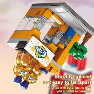 New Hot Items Firmly Spliced <strong>Put</strong> <strong>Together</strong> Colorful Color Scheme Street View Building Blocks Set - Product Image 6