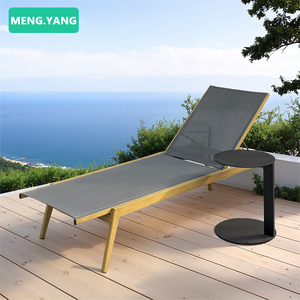 كرسي ترفيهي حديث للشاطئ الخارجي كرسي صالة أثاث حديقة Teslin شبكة ألومنيوم كراسي تشمس لجانب حمام سباحة - Product Image 5