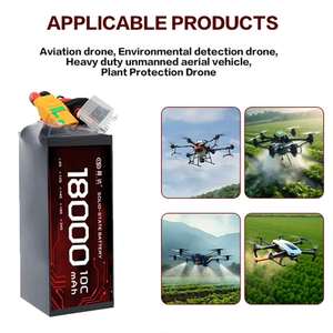 Vente chaude 18000MAH 10C 8S Lithium Ion Batteries Pack 29.6 Lithium Solid State <span class=keywords><strong>Battery</strong></span> pour les grands modèles de drones Vol à long terme - Product Image 3