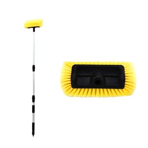 Factory Supply Soft Bristle New Aluminum Telescoping Flow-Through Car Wash <strong>Brush</strong> with Water Flow-through Feature for Cleaning - Product Image 1