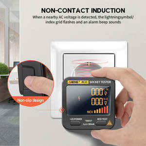 ANENG AC11 Digital Smart Socket Tester Voltage Test Socket Detector <strong>US</strong>/UK/EU/<strong>AU</strong> <strong>Plug</strong> Ground Zero Line Phase Check Rcd NCV test - Product Image 2