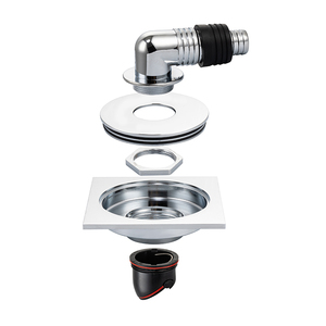Lo scarico del pavimento in acciaio inossidabile completamente sigillato per prevenire il trabocco e il riflusso può essere personalizzato - Product Image 1