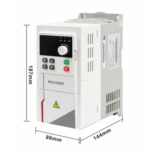 AC sürücü VFD Mini 1.5kw 2.2kw 3kw 4kw invertör 4 hp 220 3 fazlı frekans dönüştürücü invertör değişken frekanslı mekanizma Motor için - Product Image 3