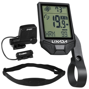 <strong>Cycle</strong> Wireless <strong>Computer</strong> with Heart Rate Sensor Multifunctional Rainproof <strong>Cycle</strong> <strong>Computer</strong> with Backlight LCD