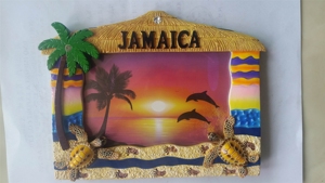 Jamaica <span class=keywords><strong>Rasta</strong></span> Phong Cách Cây Cọ Thiết Kế Khung Ảnh Polyresin Và Kim Loại Trang Trí Nội Thất Cho Trang Trí Nội Thất - Product Image 5