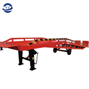 6-15 Ton <strong>Container</strong> <strong>Loading</strong> <strong>and</strong> <strong>Unloading</strong> Ramp Hydraulic Yard Cargo <strong>Loading</strong> Dock Leveling <strong>Machine</strong> Forklift <strong>Loading</strong> Ramp - Product Image 5
