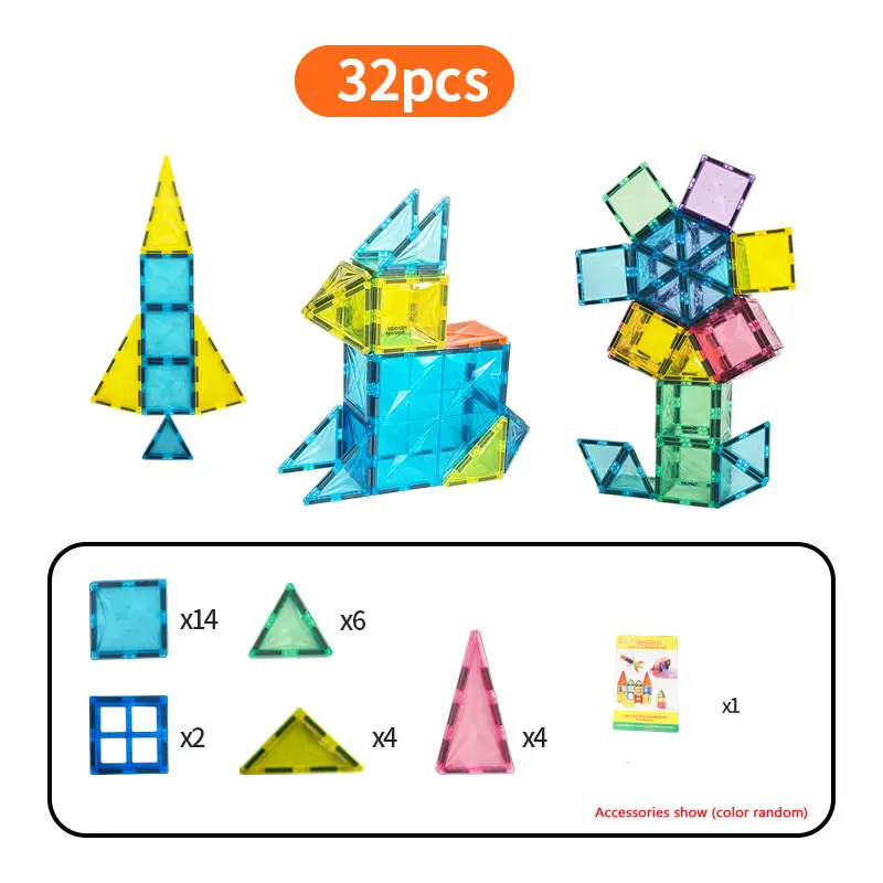 Diamant Magnet fliesen Magnetische Bausteine Prinzessin Rollenspiel Spielzeug für Kinder Lernspiel zeug für 3 Jahre alte Mädchen