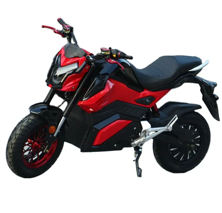 Fashional erkekler için fırçasız motor 3000W güçlü ABS çift fren elektrikli motosiklet Z6 vardır