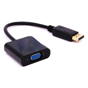 <strong>DisplayPort</strong> Display Port DP to <strong>VGA</strong> Adapter Cable Male to Female Converter for PC Computer Laptop HDTV Monitor Projector
